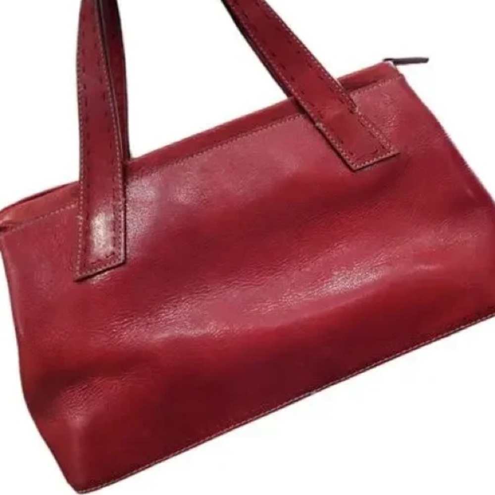 Vintage Sedona Saddle Red Leather Bag ♥️